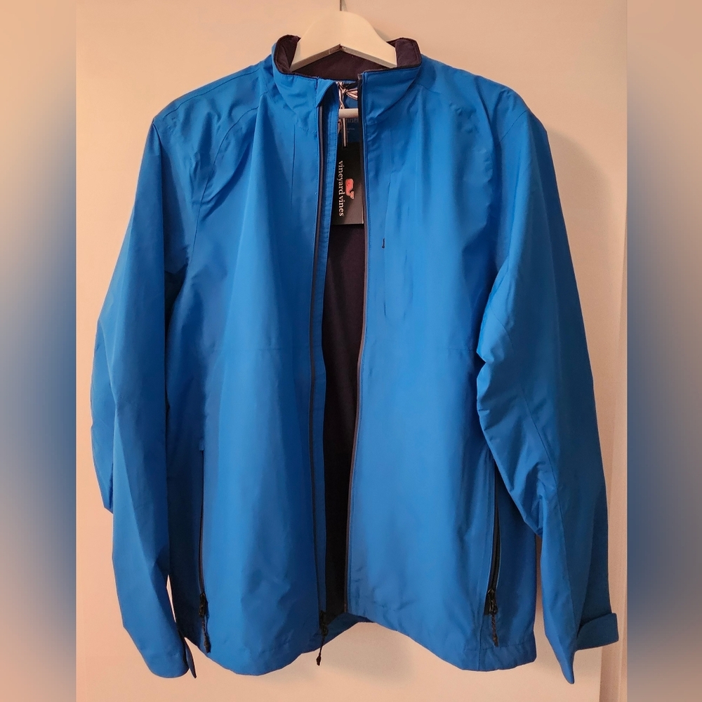 Vineyard Vines NWT Men's Blue Regatta Windbreaker Jacket - Size Small